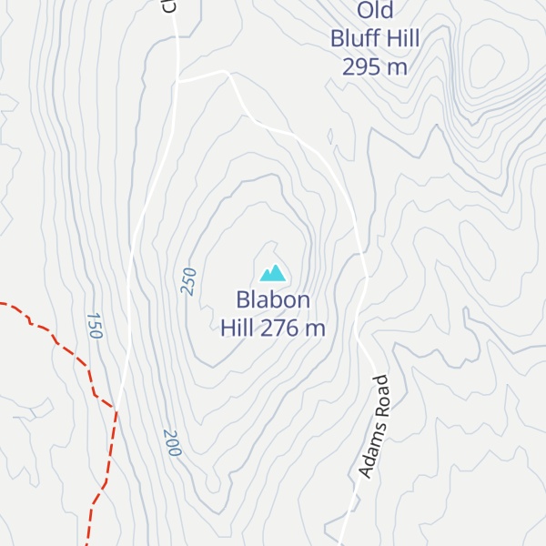 Map of Blabon Hill