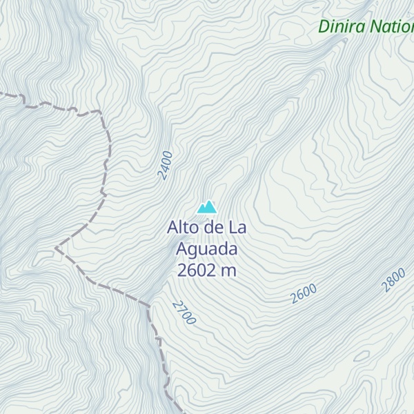 Map of Alto de La Aguada