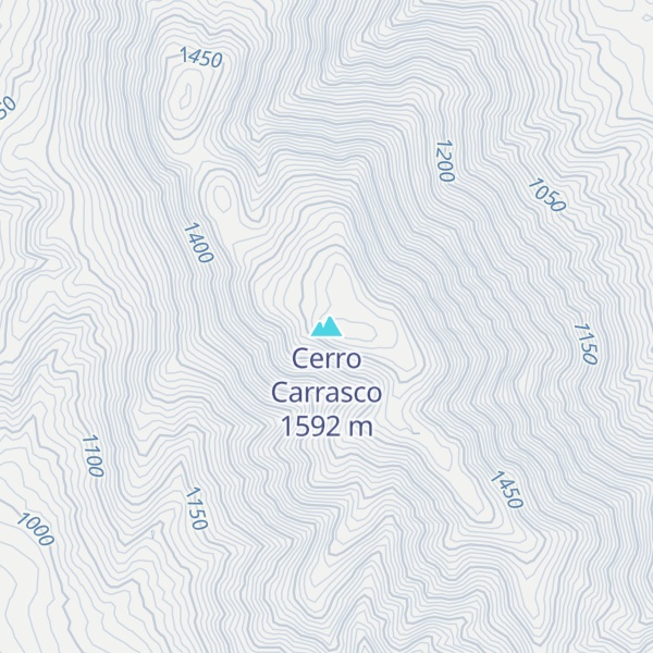 Map of Cerro Carrasco