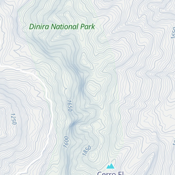 Map of Cerro La Hormiga
