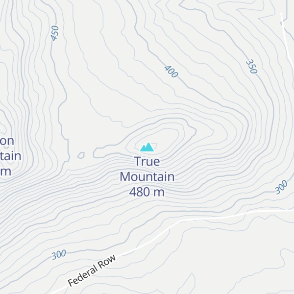 Map of True Mountain