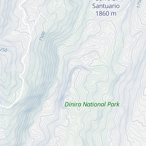 Map of Pico de Loro
