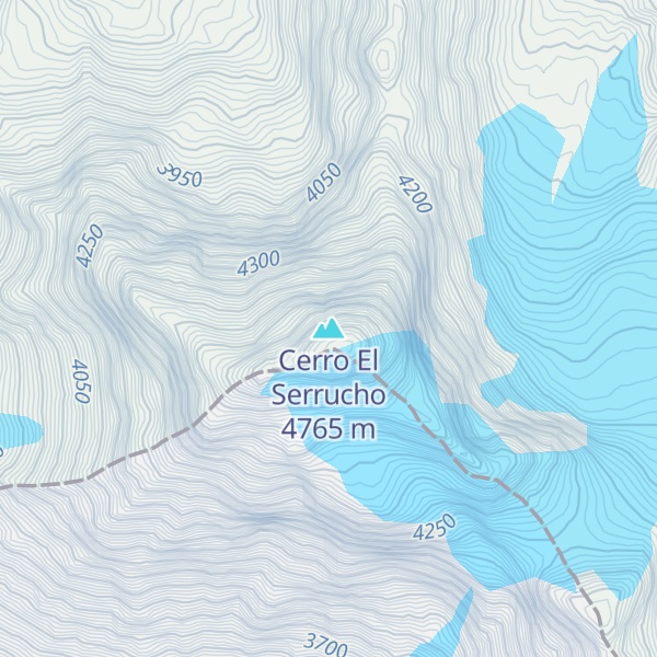 Map of Cerro El Serrucho