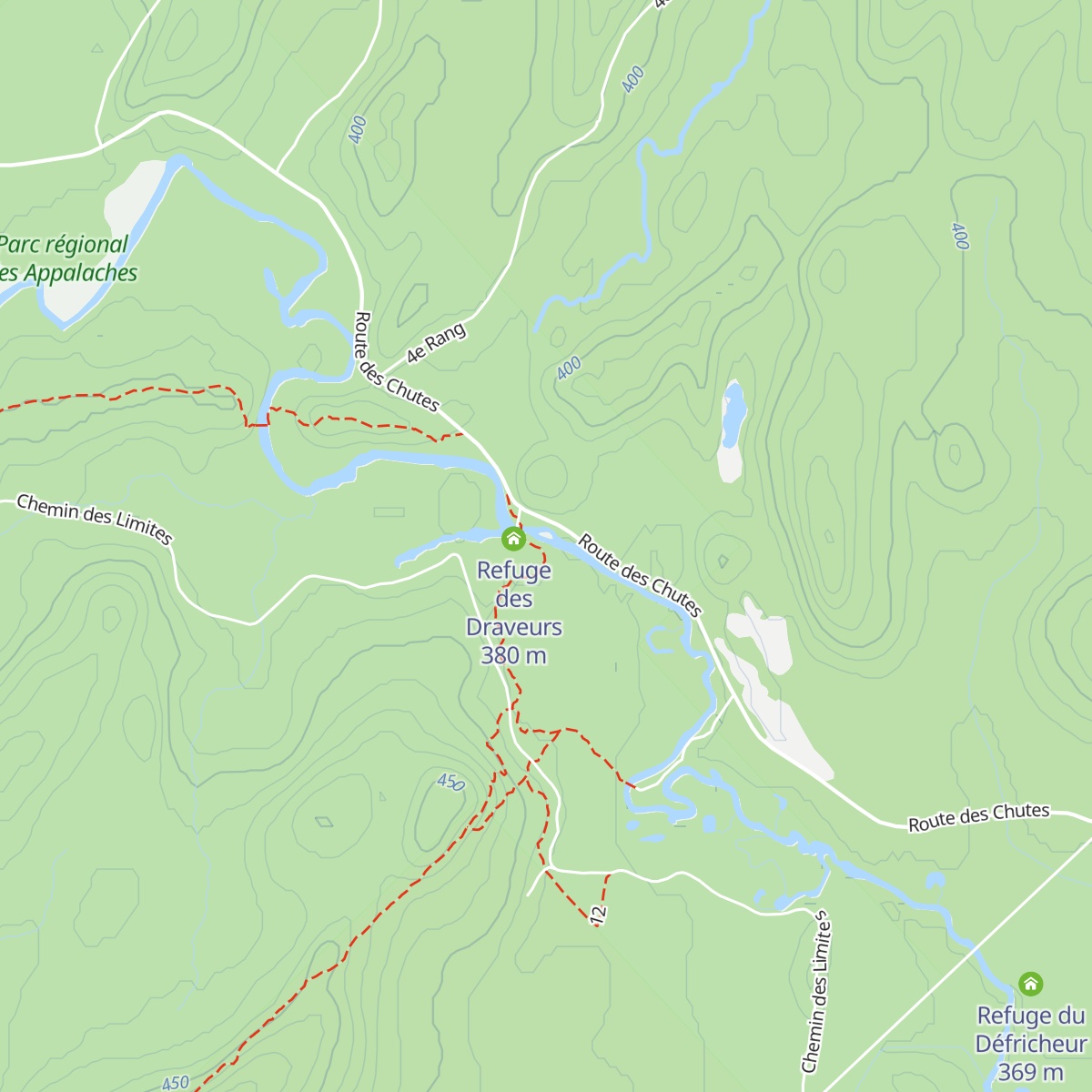 Refuge du Moulin map