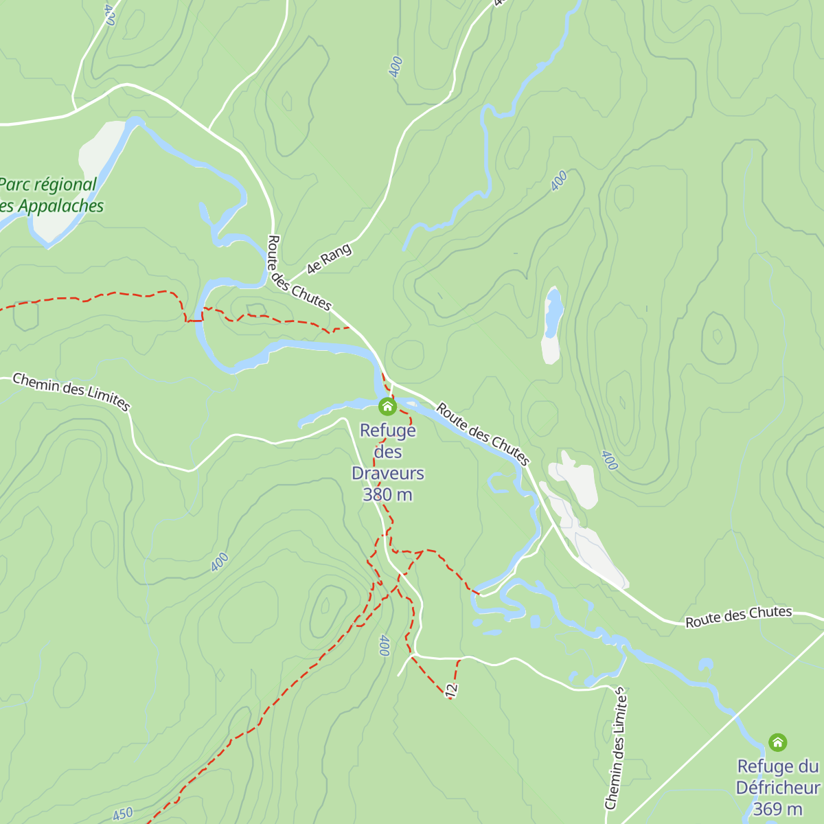 Refuge du Moulin map