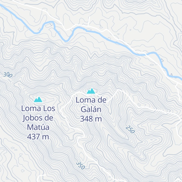 Map of Loma de Galán