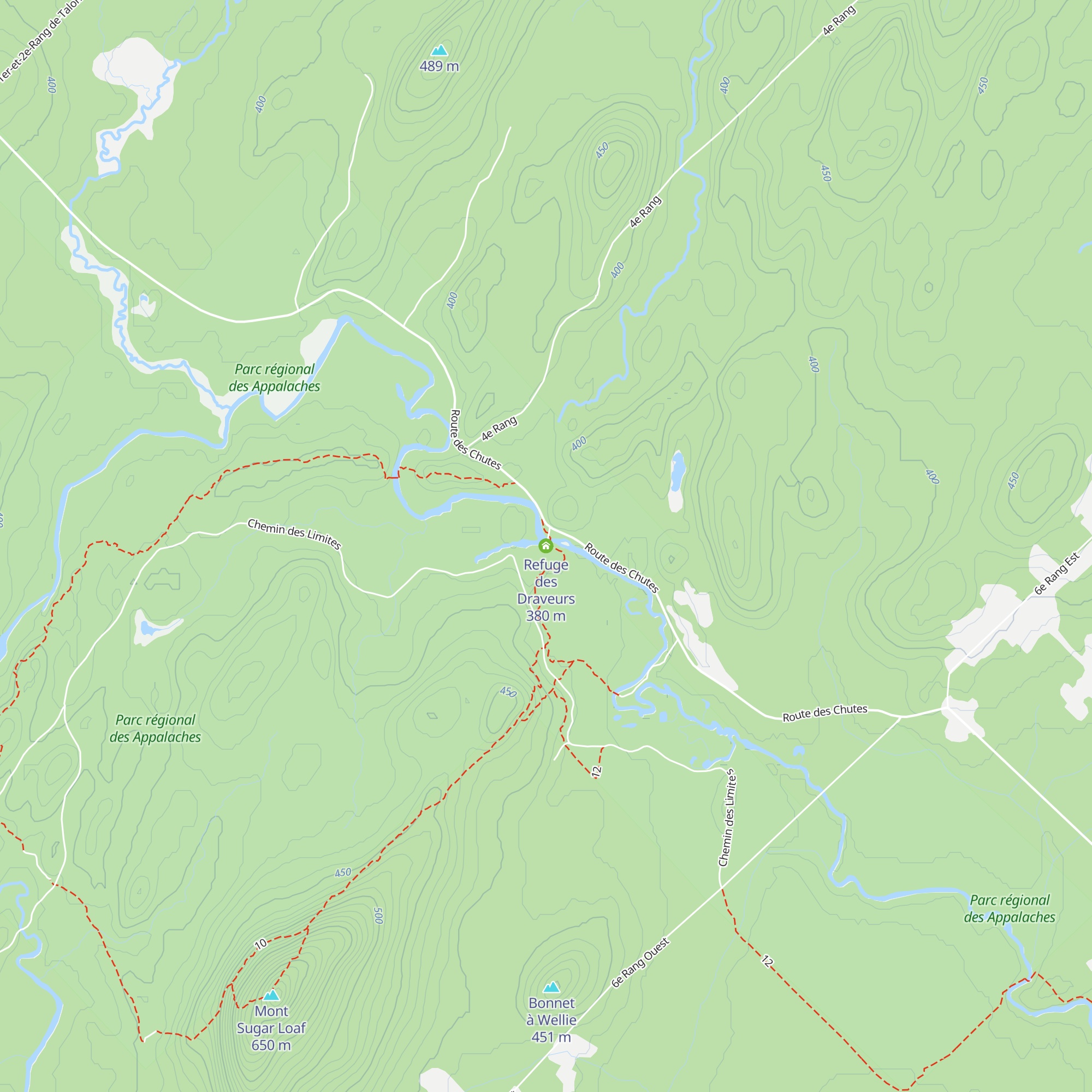 Refuge des Draveurs map