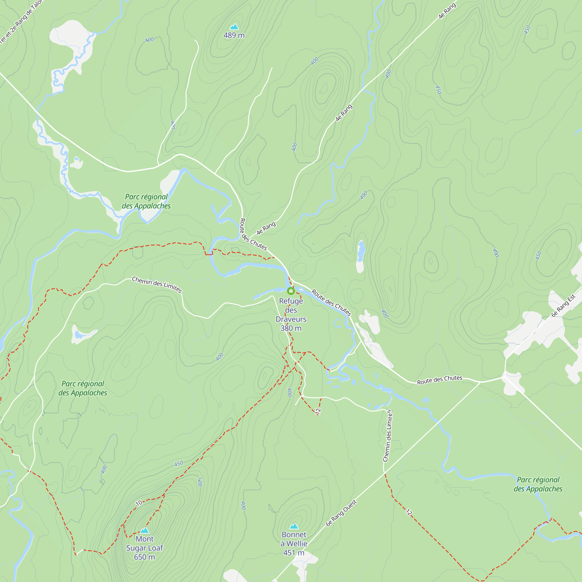 Refuge des Draveurs map