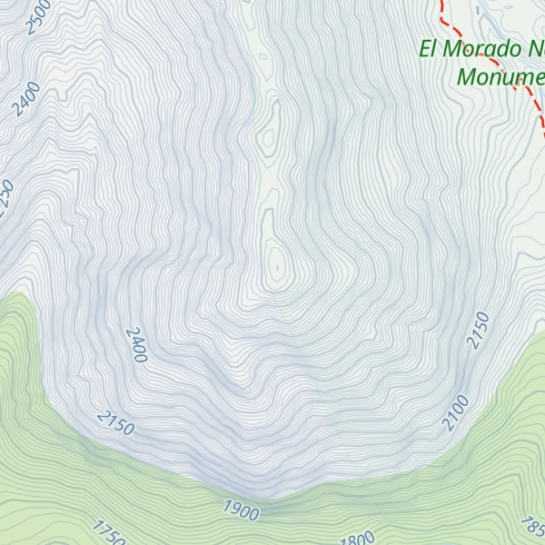 Map of Cerro Chacaya
