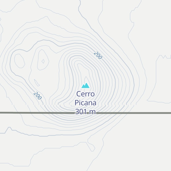 Map of Cerro Picana