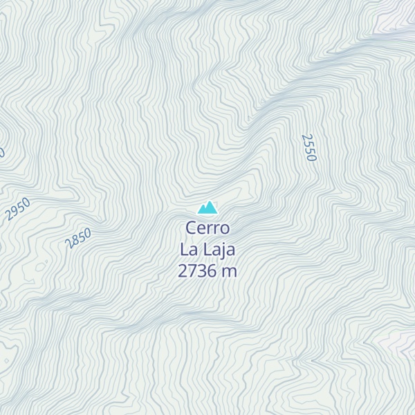 Map of Cerro La Laja