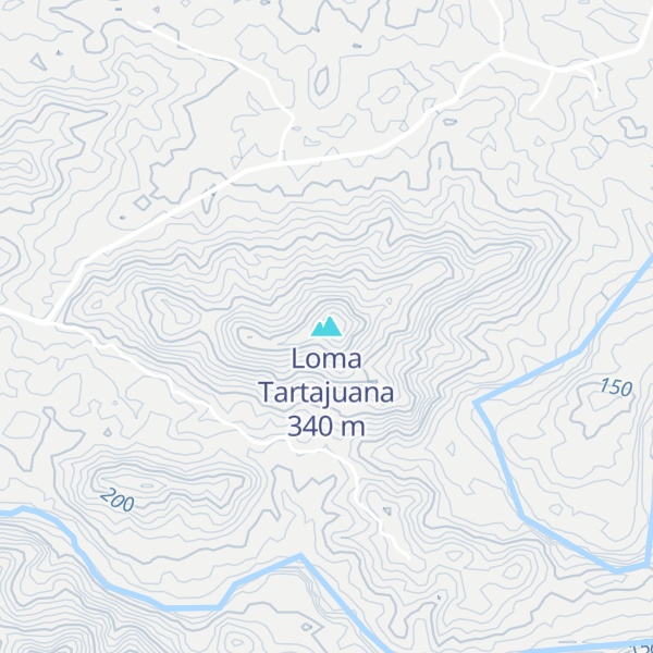Map of Loma Tartajuana