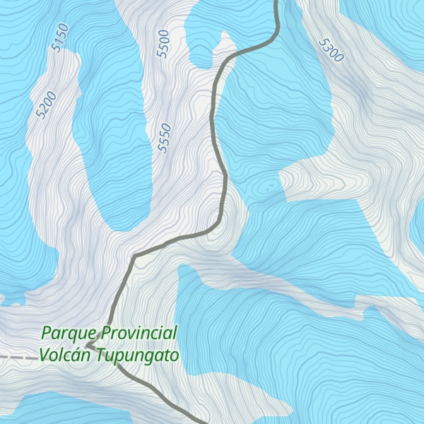 Map of Nevado Juncal