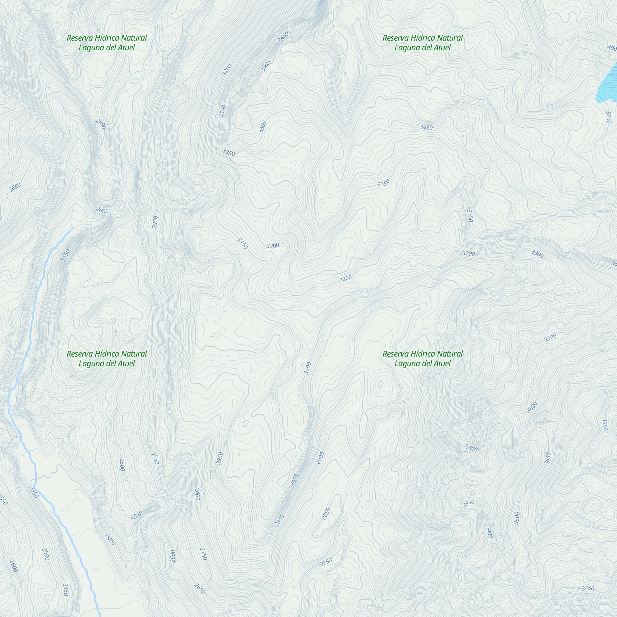 Refugio El Angulo map