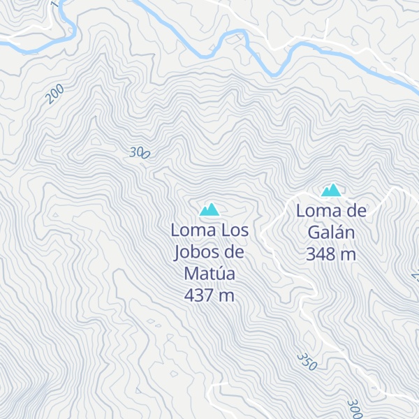 Map of Loma Los Jobos de Matúa
