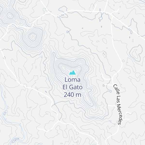 Map of Loma El Gato