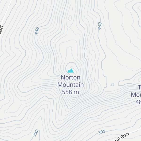 Map of Norton Mountain