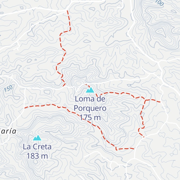 Map of Loma de Porquero