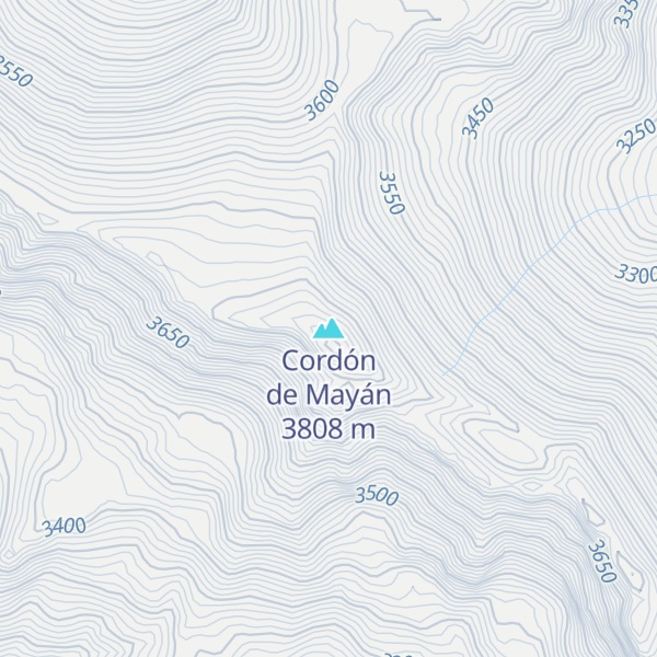 Map of Cordón de Mayán