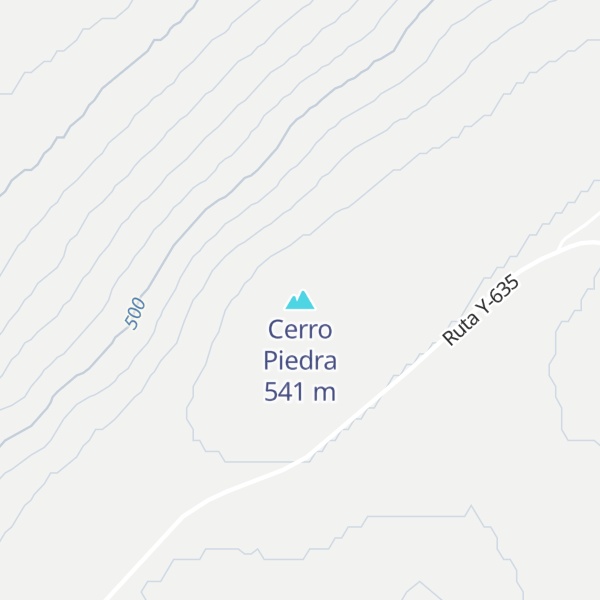 Map of Cerro Piedra
