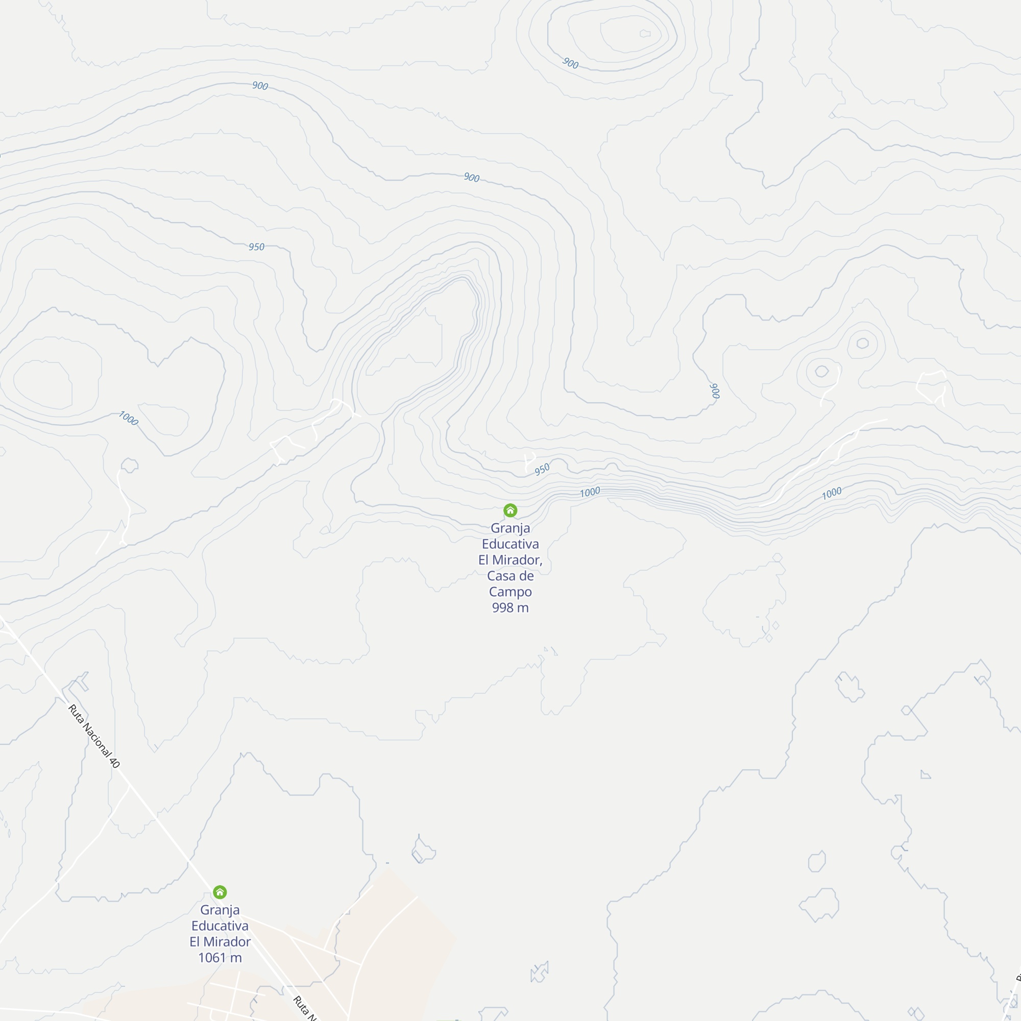 Granja Educativa El Mirador, Casa de Campo map