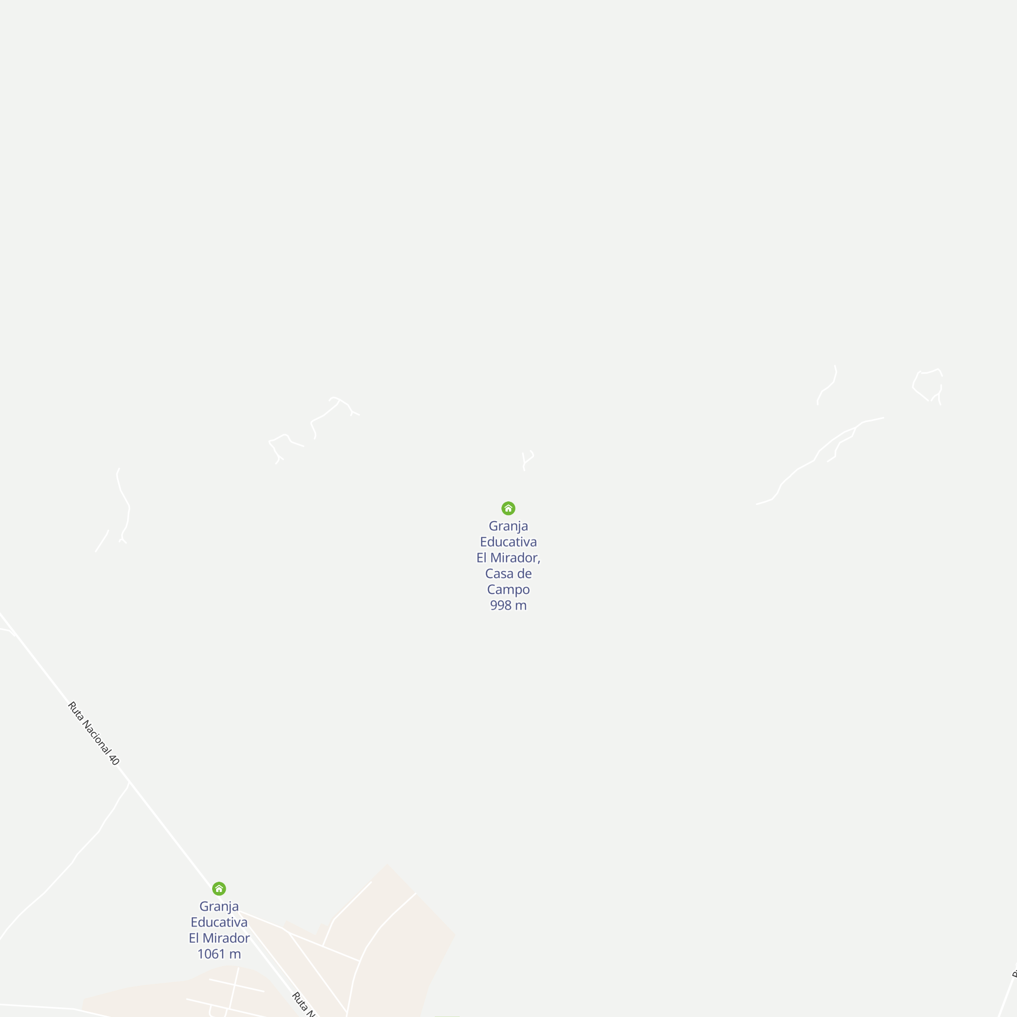 Granja Educativa El Mirador, Casa de Campo map