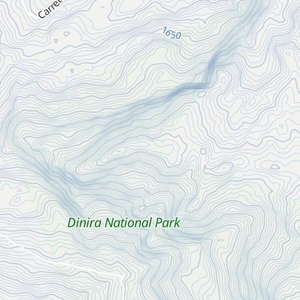 Map of Cerro El Fraile
