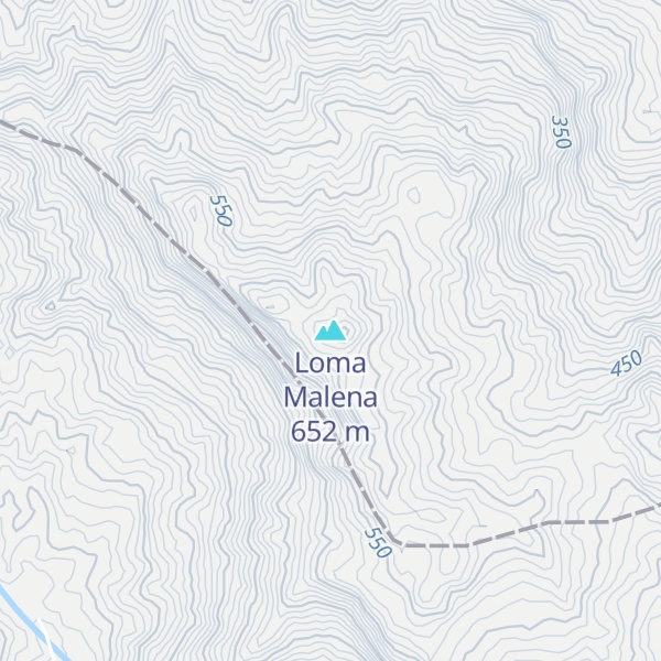 Map of Loma Malena