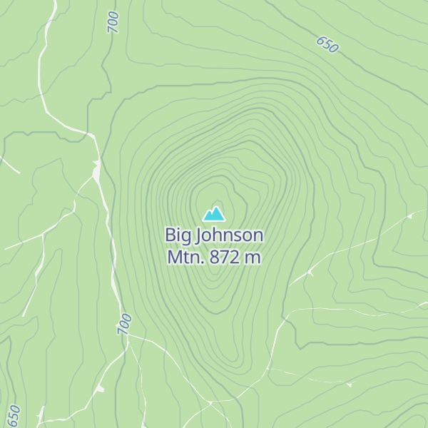 Map of Big Johnson Mtn.