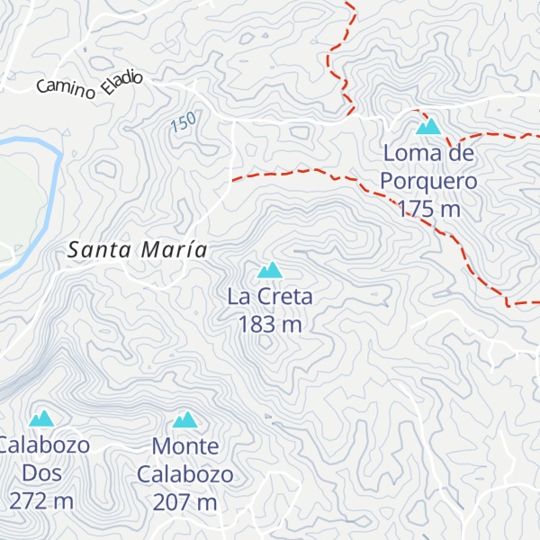 Map of La Creta
