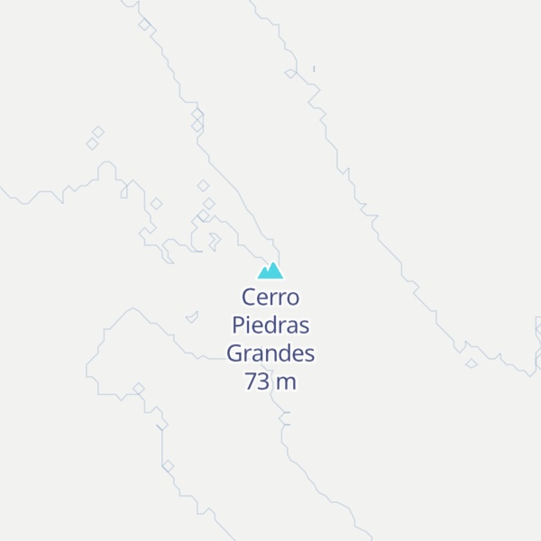 Map of Cerro Piedras Grandes