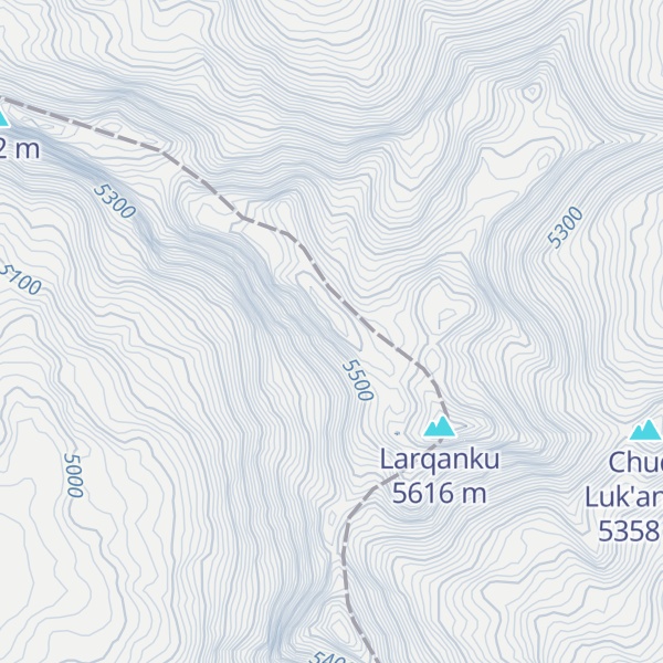 Map of Nevado Larjanco