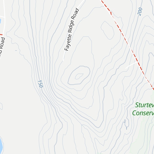 Map of Fayette Ridge