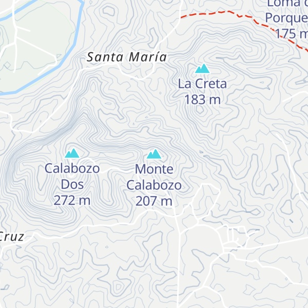 Map of Monte Calabozo