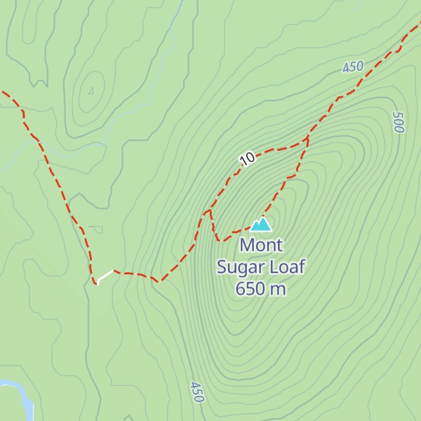 Map of Refuge du Sugar Loaf