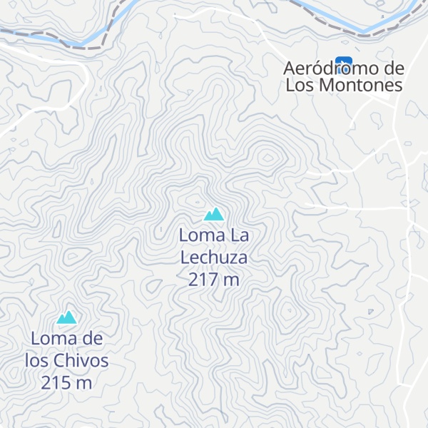 Map of Loma La Lechuza