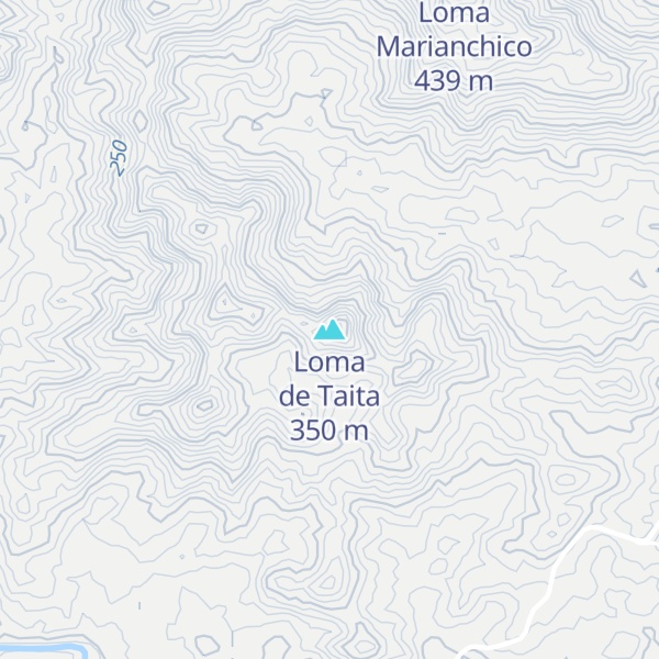 Map of Loma de Taita
