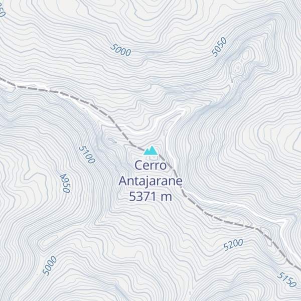 Map of Cerro Antajarane