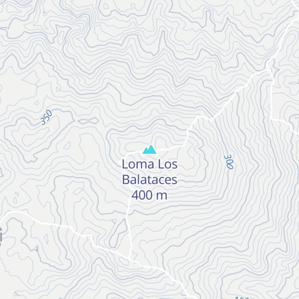 Map of Loma Los Balataces