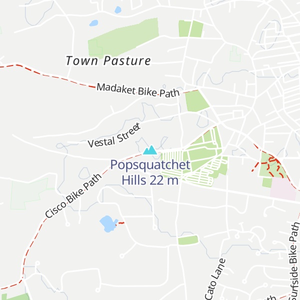 Map of Popsquatchet Hills