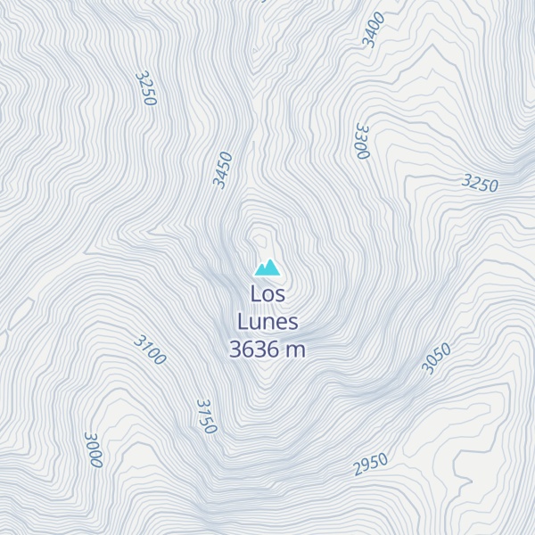 Map of Los Lunes