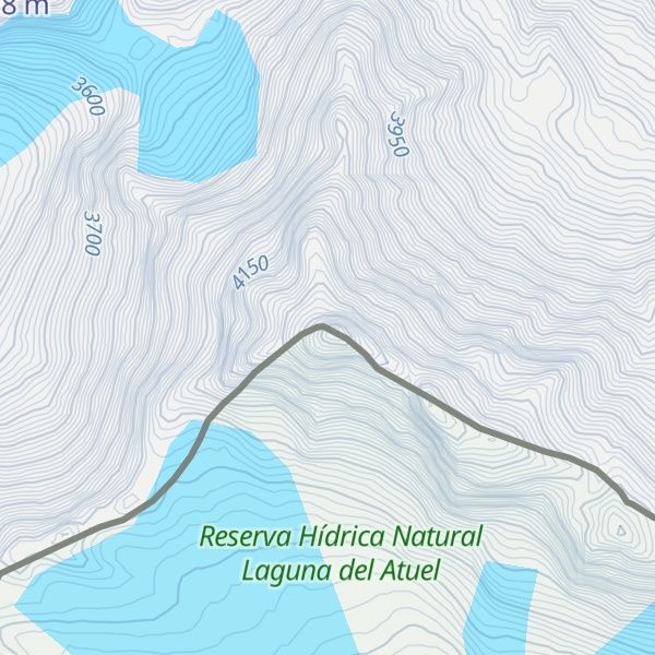 Map of Cerro Bayo