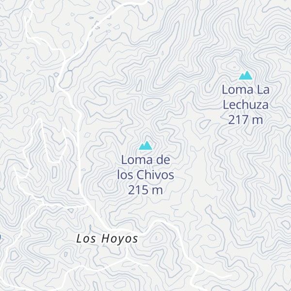Map of Loma de los Chivos
