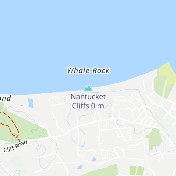 Map of Nantucket Cliffs