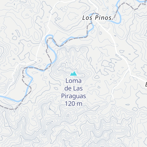 Map of Loma de Las Piraguas