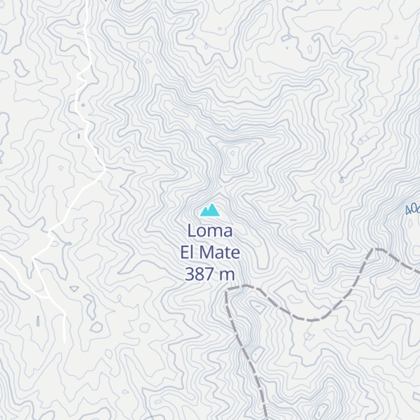 Map of Loma El Mate