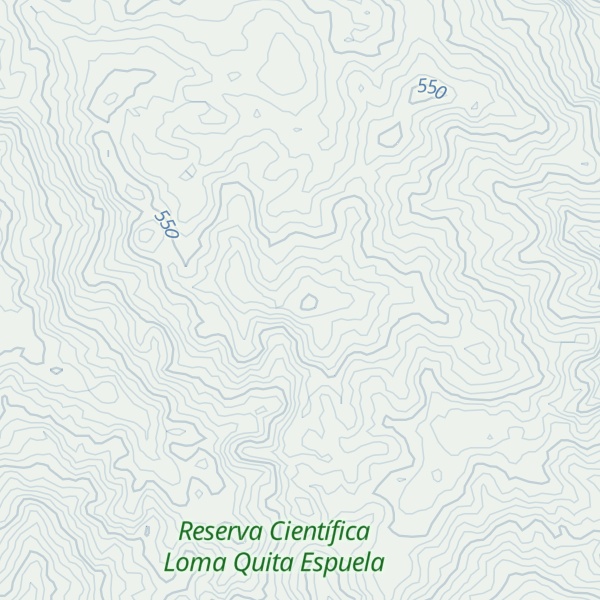 Map of Loma La Canela