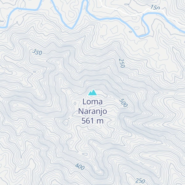 Map of Loma Naranjo
