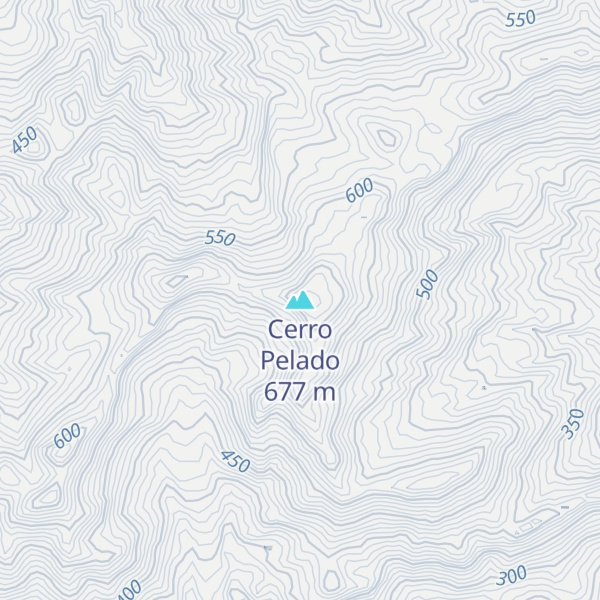Map of Cerro Pelado
