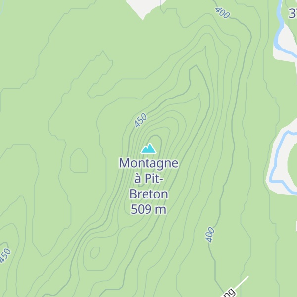Map of Montagne à Pit-Breton